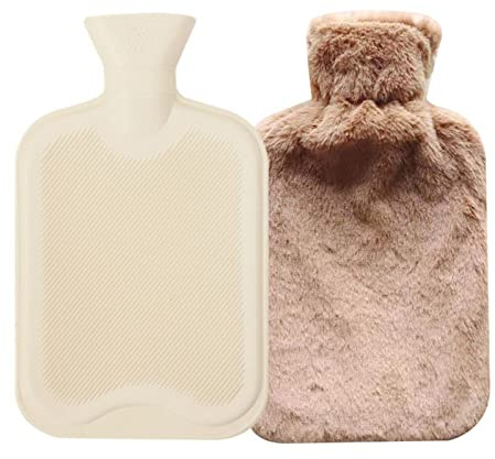 Wärmflasche, Kuschelweichem Fell Bezug 2l, Wärmflaschen, Warmflasche | Wärmeflaschen, Kalttherapie, Hand-Fußwärmer, Menstruationsbeschwerden (# - 5)