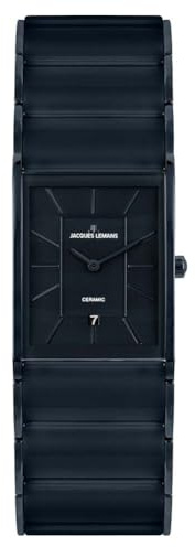 JACQUES LEMANS Armbanduhr Dublin Keramik Blau 1-1939H
