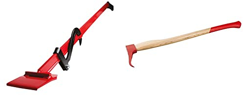 Oregon Schwerlast-Fällheber zum Baumfällen, 130 cm (536305) & Bison Sapie 800 mm zum Ziehen, Aufheben und Bewegen von Hölzern, 20-03-121202