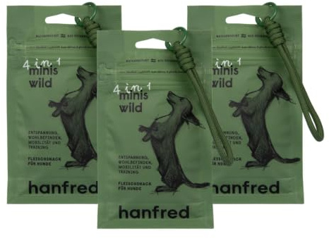 4in1 Minis Wild – Gelenke, Verdauung, Immunsystem & Ruhe | 95% Rotwildfleisch, getreidefrei & monoprotein – ohne Konservierungs- und Geschmacksstoffe