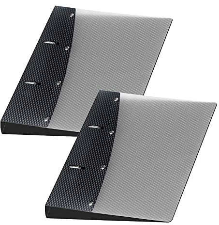 VELOFLEX A115148 - Ringbuch Diamond, DIN A5, 2 Stück, schwarz, Füllhöhe 20 mm, Ringordner mit 2 Ring-Mechanik