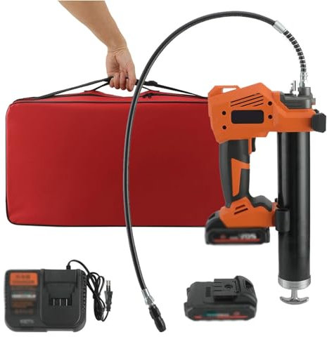 SACLMD Mini Grease Gun Kit,Grease Gun,Pistol Grip Grease Gun,High Performance Grease Gun,for Automotive,Marine,Industrial,Onebattery