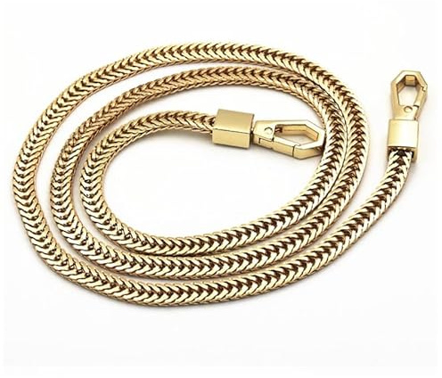 yufana Schulterriemen Goldriemen Kette,Kette Taschengriffe Taschenkette Schulterriemen (vergoldet)
