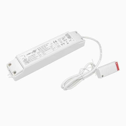 MLC40C-P5 Merrytek 40W LED Driver with Microwave Motion Sensor, PushDIM Dimming, Daylight Sensor, for Ceiling Lights, Wet Rooms, IP20, 700 mA, Adjustable, Energy Saving