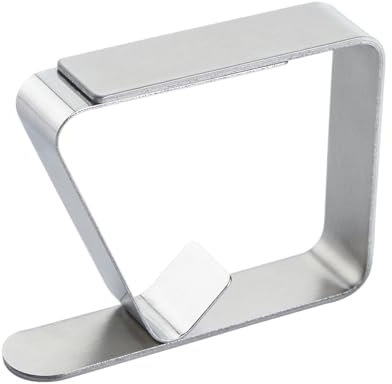 Clip para mantel: material de acero duradero, abrazadera de sujeción de