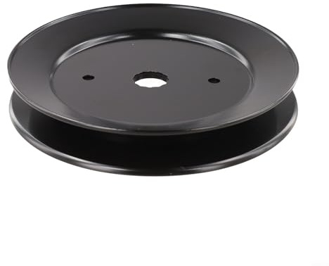 Tidgel Polea de eje principal de repuesto de metal para cortacésped 195945 197473, transmisión de potencia suave, color negro para cortacéspedes residenciales y comerciales ligeros