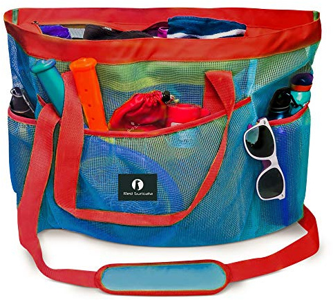 Red Suricata große Netz Strandtasche - Strandtaschen und Einkaufstaschen