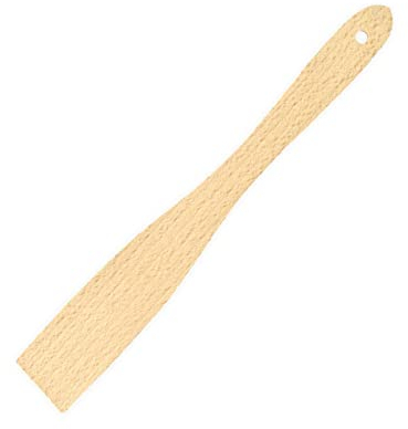 Fackelmann Spatule Droite 99201-Espátula de Madera, espátula de moveta, utensilio de Cocina, 30 cm