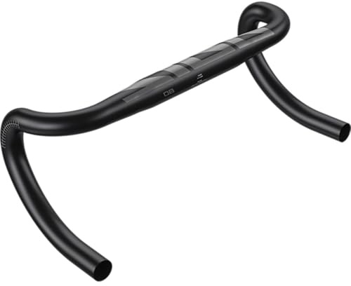 Zipp Service Course SL80 Drop Handlebar 36cm 31.8mm Aluminum Road Bike Lightweight Drop Bars with 4 Flare, External Cable Routing & Clip-On Compatibility