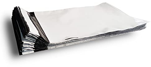 verpacking Versandbeutel 180x250 mm Weiß/Schwarz [Größe und Stückzahl wählbar] Blickdicht Coex Versandtaschen für Kleidung selbstklebend Verpackungstüten Folienversandtaschen 500 Stück