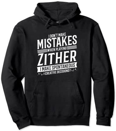 Zither Player Musikinstrument Musik Zither Pullover Hoodie