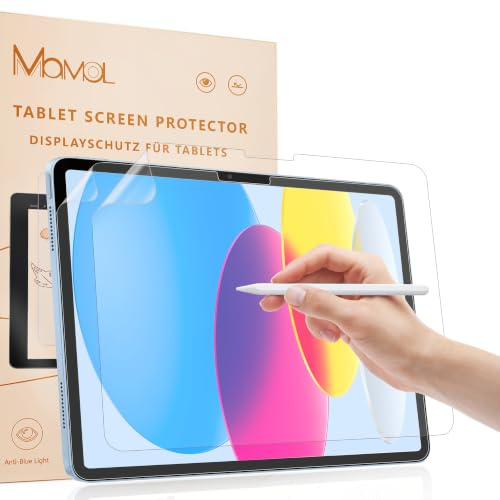2 Stück Papier Schutzfolie für iPad 11. Gen. (A16) 11 Zoll 2025 & iPad 10. Gen 10,9 Zoll 2022, Matte Paper Folie Blendfreiem Displayschutz zum Zeichnen, Schreiben und Notizen Machen Screen Protector