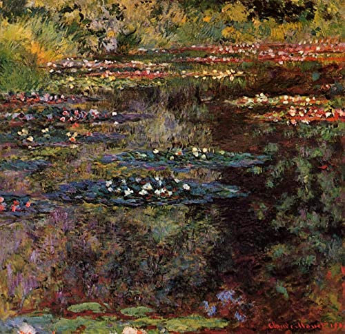 Paint by Numbers for Adults DIY Oil Painting Kits Water Lilies Claude Monet Painting by Number Drawing On Canvas Art Decor Gifts