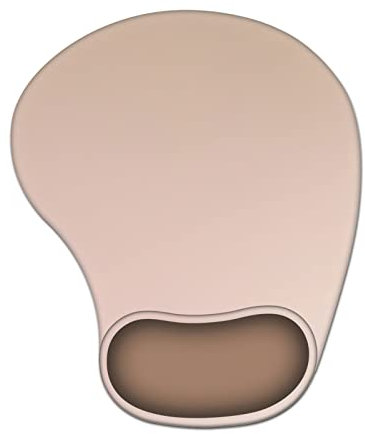 WINTOJO Tapis de souris ergonomique avec repose-poignet en gel confortable pour soulager la douleur avec base antidérapante en polyuréthane pour ordinateur portable et Mac, maison, bureau et voyage,