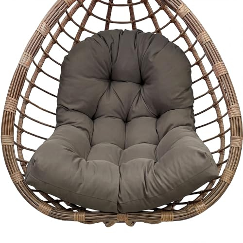 Awoyep Hängesessel Kissen Sitzkissen für Hängesessel Wechselkissen Gartenmöbel Outdoor Ersatzkissen für Hängesessel Polster Hängekorb Schaukel Korb Gartenstuhl Kissen Hängestuhl