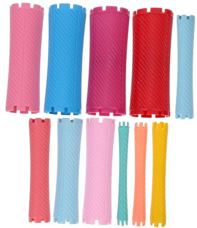 BELLIFFY 100piezas Rulos Térmicos Para Cabello Rizado Abs Seguro Sin Daño Aptos Para Pelo Grueso y Fino Herramientas Profesionales Para Salón y Uso Doméstico