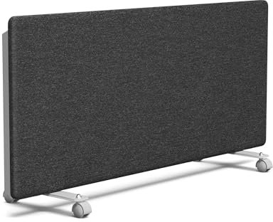 blumfeldt ThermaTouch Convector Eléctrico - 2000W, Termostato Electrónico, Temporizador 24h, Protección IP24, Montaje en Pared o Independiente, Calefactor Convector para 20 m², Gris Oscuro