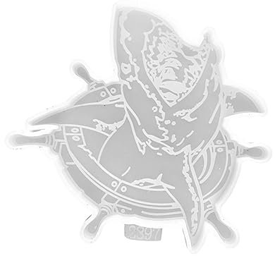 HAPINARY Untersetzer-epoxidform Shark Form Diy Tasse Matte Becher Bahn Machen Form Einfach Reinigen