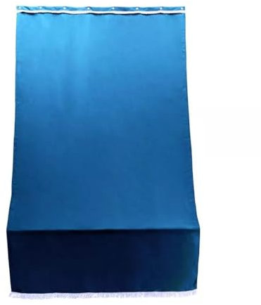 Tenda da Sole per Esterno blu con Anelli h 250x140 cm -Tende da Sole per Esterni Rimovibili in Poliestere - Tendone Balcone Esterno Parasole per Giardino e Gazebo