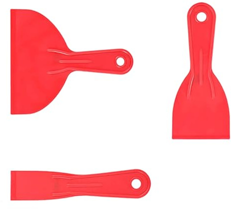 Lot de 3 spatules à mastic pour bricoleurs et peintres professionnels de la construction