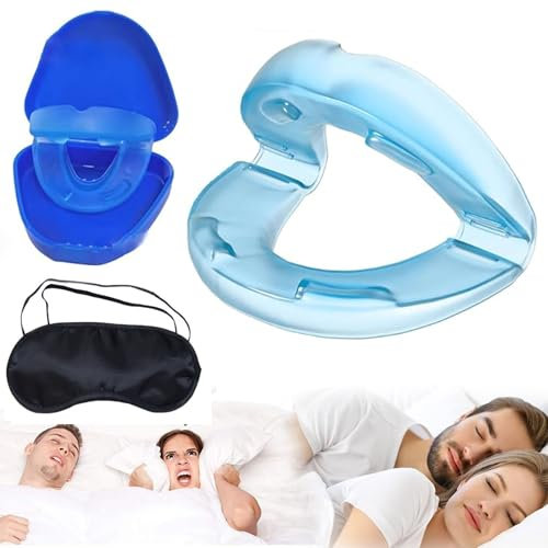 Clear Nuvia Anti Ronflement, ClearNuvia Pro Anti Ronflement, Appareil Anti Ronflement Efficace Dès La Première Nuit, Embout Buccal Confortable Pour Assurant Un Sommeil Profond Et Calme (1)