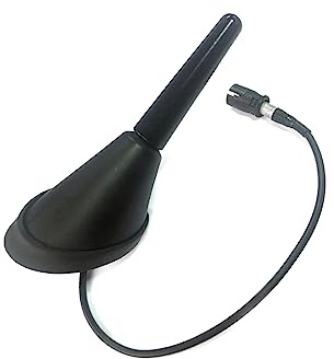 Amplificador de antena de antena de radio de metal para coche de 2,2 pulgadas, amplificador de antena de radio de base de amplificador adecuado para automóviles, número de modelos: 1J0035501F