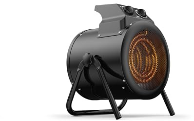 Bimson Power 5kW 3-Phase Electric Space Heater – Industrial Fan Heater for Garages, Workshops & Commercial Units – Portable, Safe & Fume-Free Indoor Heating