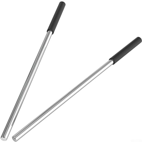Ressort de torsion de porte de garage pour barres de 1,27 cm x 43,2 cm en acier robuste avec poignée en caoutchouc antidérapant pour un réglage et un remplacement sûrs du ressort (noir)