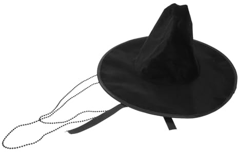 Ipetboom Sombrero Tradicional Coreano de Ópera Antiguo Gorro Plano de Copa Alta Tocado Decorativo de Tela Transpirable Accesorio para Traje Histórico y Representaciones Teatrales
