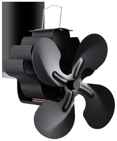 Ventilador magnético for estufas de leña, accionado por calor, for chimeneas y conductos leña/troncos/hogares
