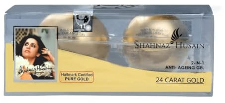 ShahnaAz-Husain Nature's Gold Skin Radiance Gel (Anti-Ageing) + (Shahnaaz Husain Moisturising Cream) - 30+10g