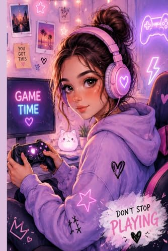 Level up girls-A cool gaming notebook for girls: Gamer girls & video game lovers, school and everyday notes