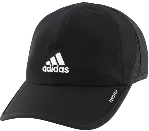 adidas Herren Adizero Cap, Schwarz/Weiß, Einheitsgröße