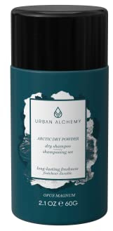 URBAN ALCHEMY Arctic Volume Powder - Haar Puder für Langanhaltendes Frischegefühl & Volumen, Haaransatz Stylingpuder für Dichteres, Griffigeres Haar, 60g