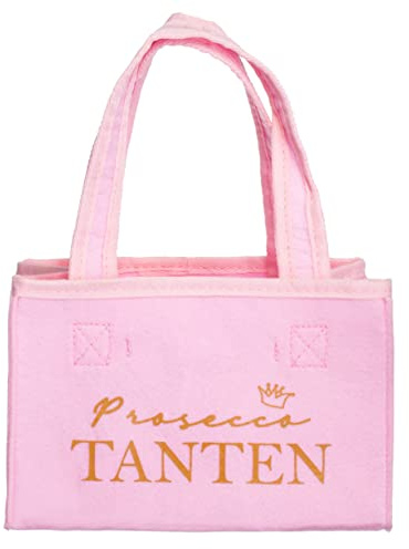 Brandsseller Lady's Bag Damväska för 6 flaskor, Rosenröd, ca. 25 x 15 x 15 cm, Elegant