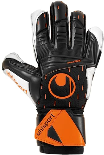 uhlsport Speed Contact Supersoft Fußball Torwarthandschuhe - atmungsaktiv mit großartigem Grip und Abriebsfestigkeit - für Einsteiger und Amateursportler