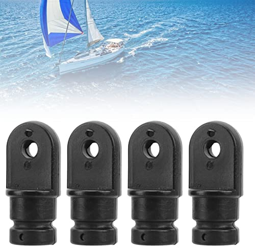 KENANLAN Bimini Top Fitting Nylon Eye End Top Bimini Top Hardware Abdeckkappe Marineboote, 4 STK (3/4)