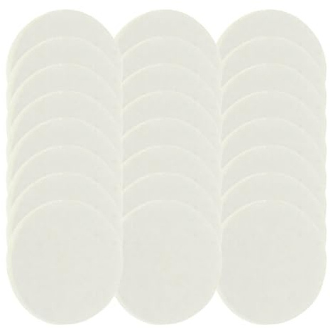 YOSADIER 120 Stück Nachfüllen Aromatherapie Pads Ersatz Absorptionspads Rund Duftpads Ätherische Öle Diffusor Pads Austauschbare Duftpadsfür Autodiffusor Aromatherapie-Halskette