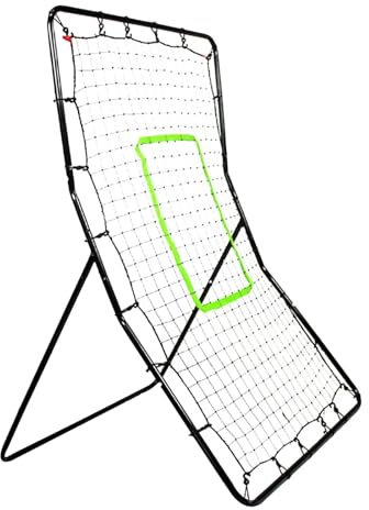 GSCLZ Baseball-Rebounder-Pitchback-Netz, Tragbarer Softball-Rebounder, Baseball-Rebounder-Netz, Baseball-Trainer for Volleyball FüR Baseball, FußBall