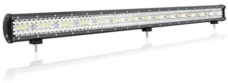Willpower Barra Led 107cm 42 900W 12V 24V Largo Alcance Luz para 4X4 Coche | IP67 Impermeable, 6000K Blanco, para Tractor Camion Quad SUV ATV UTV Offroad Barco Vehículos