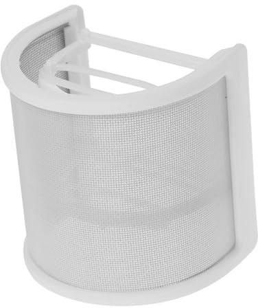 Weiß Mikrofon Windschutz U-förmiger, aus Metall, für Sprachaufnahmen | Popfilter für Mikrofone, Einfache Montage, Klare Stabile Klangwirkung, Geeignet für Sprachsteuerung