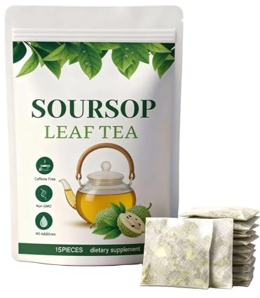 Djowyh Sachets de Thé - Goût Agréable 15 Pièces - Sachets de Thé Naturels | pour le Coucher le Matin l' -Midi le Soir la Gestion du Poids le Voyage le Camping