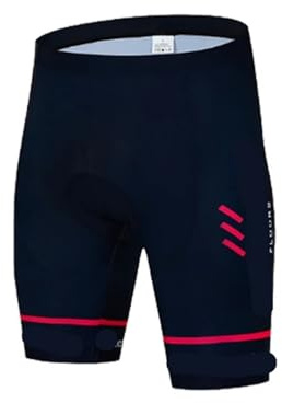 WSQHAO Cuissard de Cyclisme rembourré for équipe, Cuissard à Bretelles Respirant for VTT, Pantalon en Gel 19D for Homme pour Homme(Black Shorts,S)