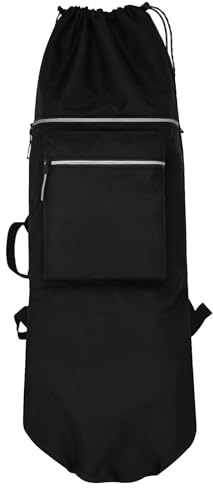 Sac de skateboard, sac de transport pour planche de surf, sac à bandoulière, sac à dos de rangement étanche pour longboard, compatible avec sac de transport standard pour homme, sac à dos étanche pour