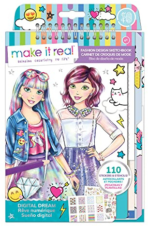 Make It Real 3203 Digital Dream Fashion Design Sketchbook