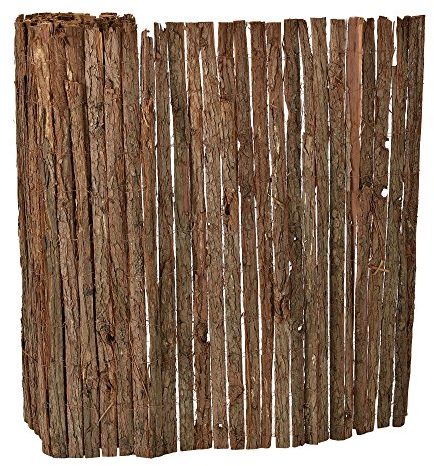 casa.pro Rindenmatte Zamora Balkon Sichtschutz 150 x 500 cm Gartenzaun strapazierfähig Rindenzaun Sichtschutzmatte Balkonverkleidung wetterfest