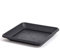 Prosperplast Quadratischer Untersetzer für Blumenkübel Pflanzkübel anthrazit 41 x 41 cm Kunststoff eckig