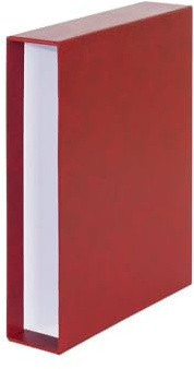 LINDNER Das Original Schutzkassette für Einsteckbücher ELEGANT (60 Seiten), rot