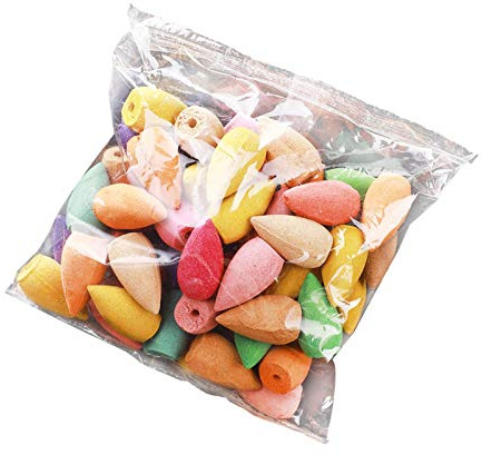 Awayhall 600 Pièces Cône D'encensoir À Reflux - Bullet Encens Mixtes Fumée Naturelle Mélangée À Multiples Saveurs - Fontaine D'encens