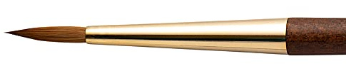 Isabey : Kolinsky Sable Aquarellpinsel, Serie 6227i, feine Spitze, rund, Größe 6